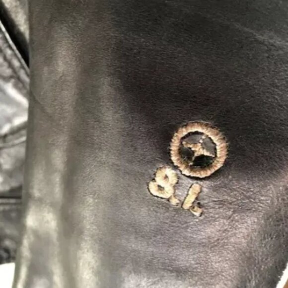 Premium Stone Island Black Leather Jacket XXL, Excellent Condition - Picture 8 of 9